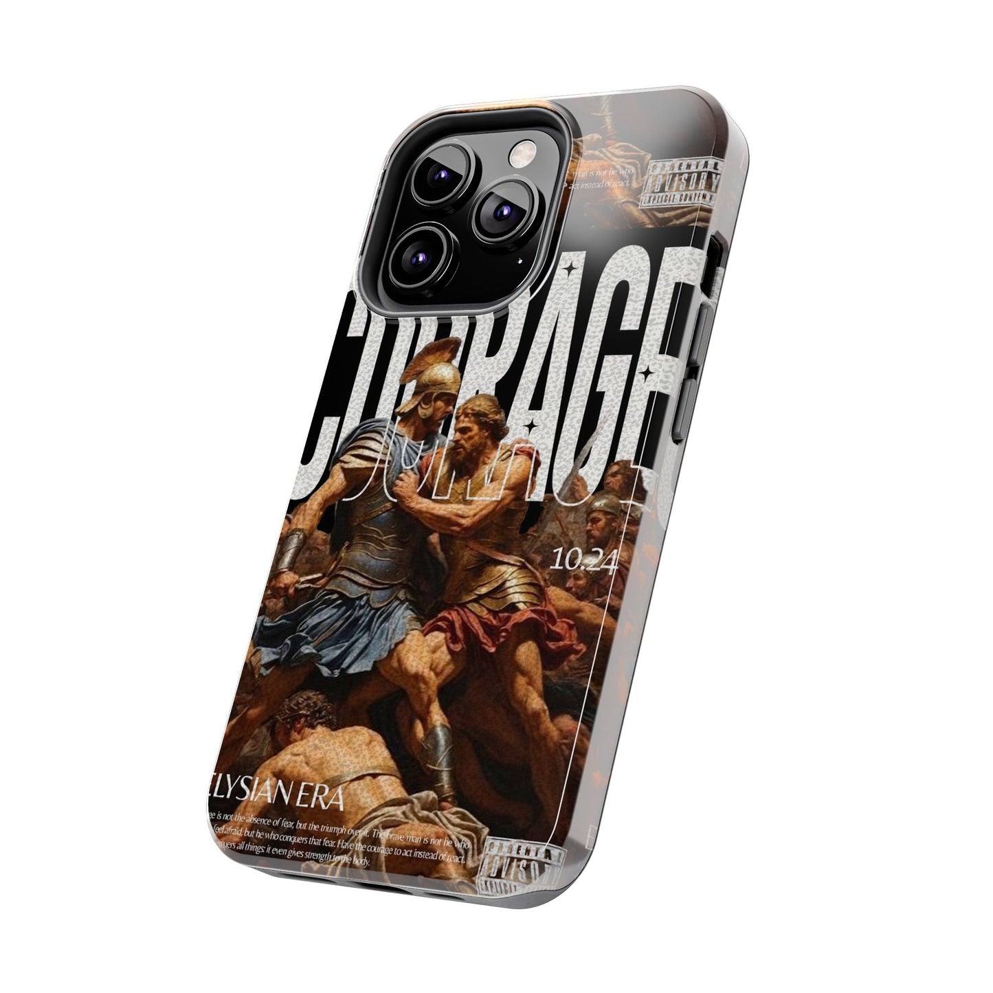 Courage Battle Scene iPhone Cases