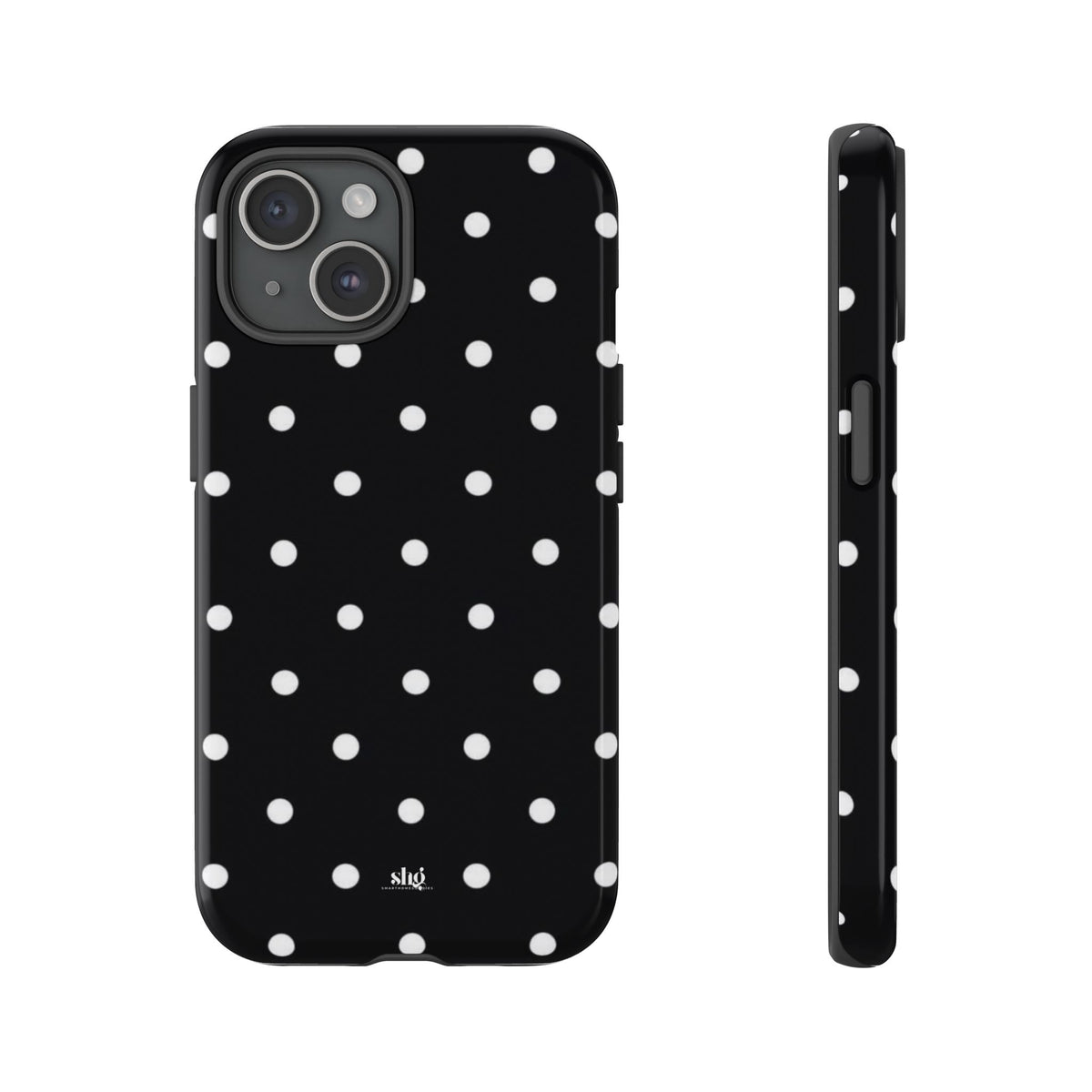 Classic Black Polka Dot Phone Case