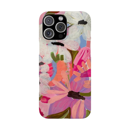 Blossoming Grace Floral Snap iPhone Cases