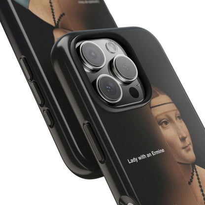 Da Vinci's Ermine Elegance Tough iPhone Cases