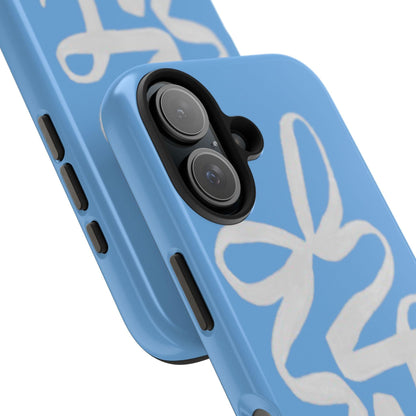 Bow in Blue Cute iPhone Cases