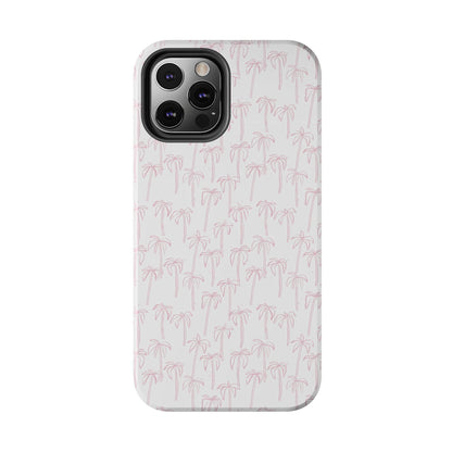 Pink Palm Trees iPhone Cases