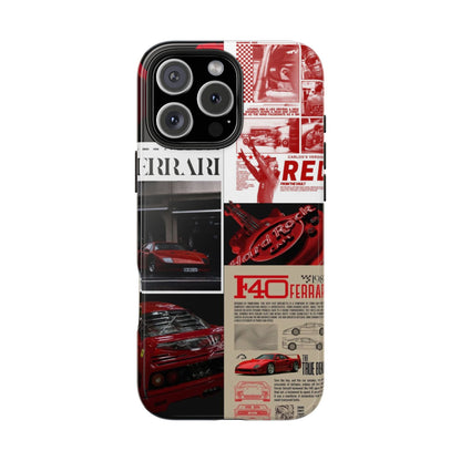 Race Car-Inspired Tough Phone Case - Automotive Passion for Car Enthusiasts