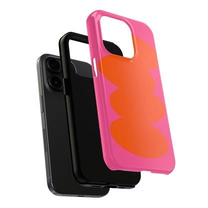 Pink Tangerine Blush Tough iPhone Cases