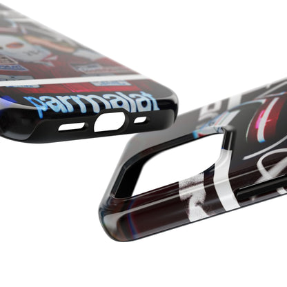 Racing-Inspired Tough Phone Case with Graffiti Design