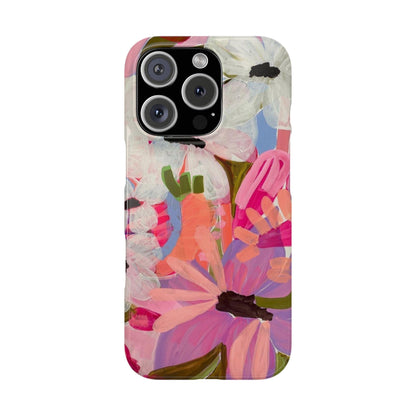 Blossoming Grace Floral Snap iPhone Cases