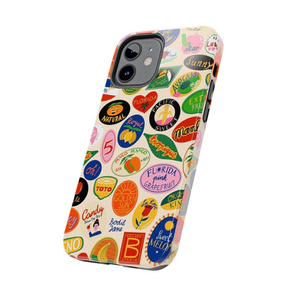 Florida Sunshine Labels Tough iPhone Cases