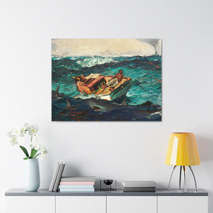 The Gulf Stream (1899) by Winslow Homer - Canvas Gallery Wraps