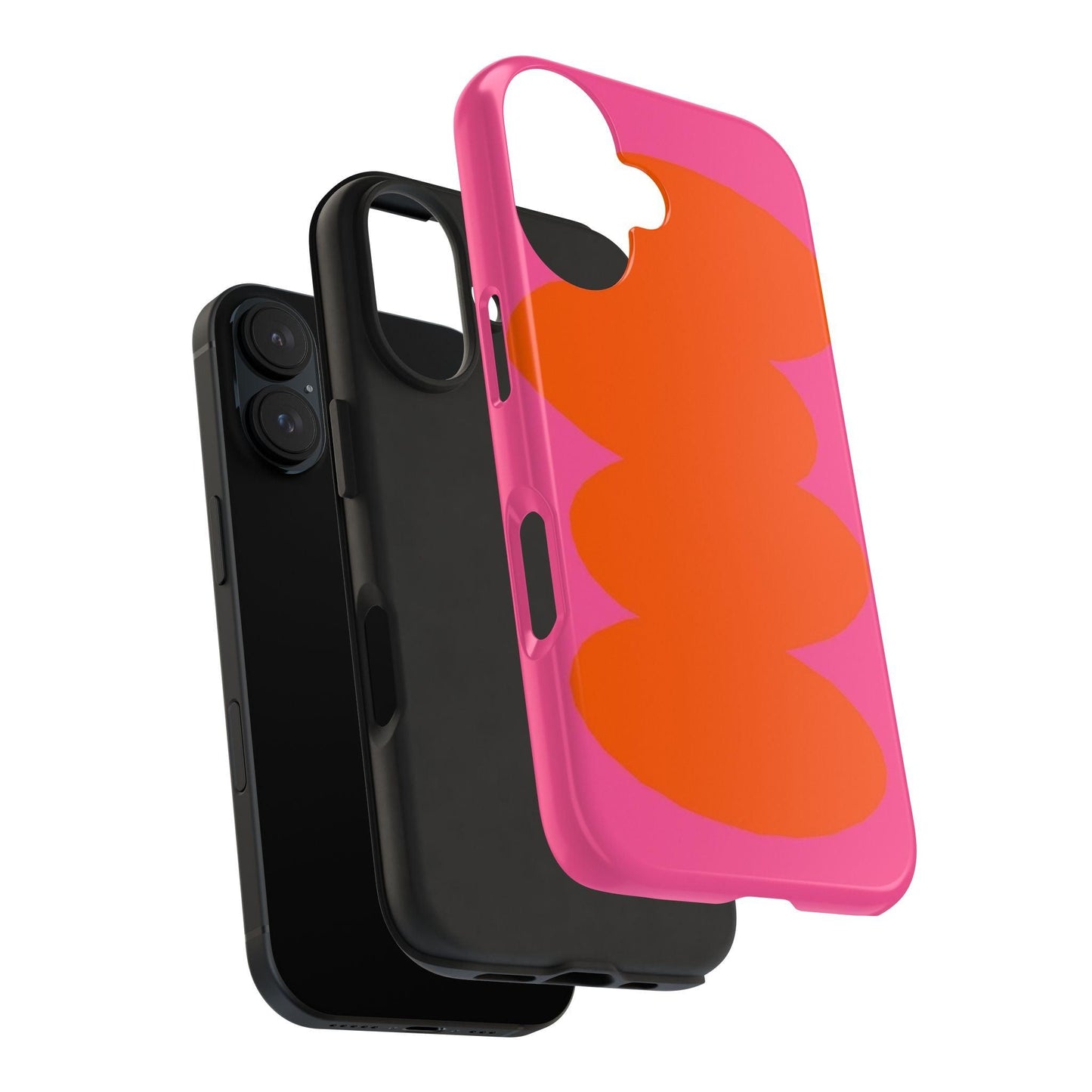 Pink Tangerine Blush Tough iPhone Cases