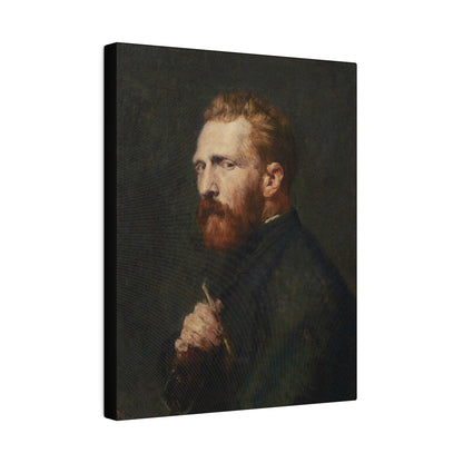 John Russell's Portrait of Vincent van Gogh (1886) - Matte Canvas, Stretched, 0.75"