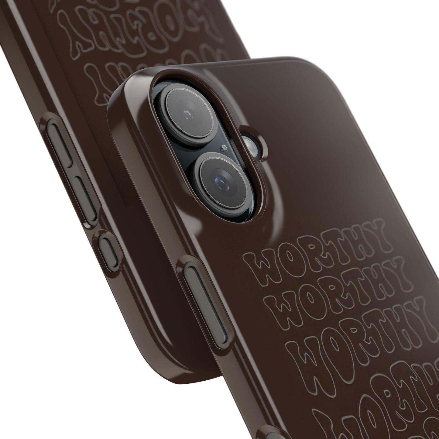 Worthy Brown Slim iPhone Cases