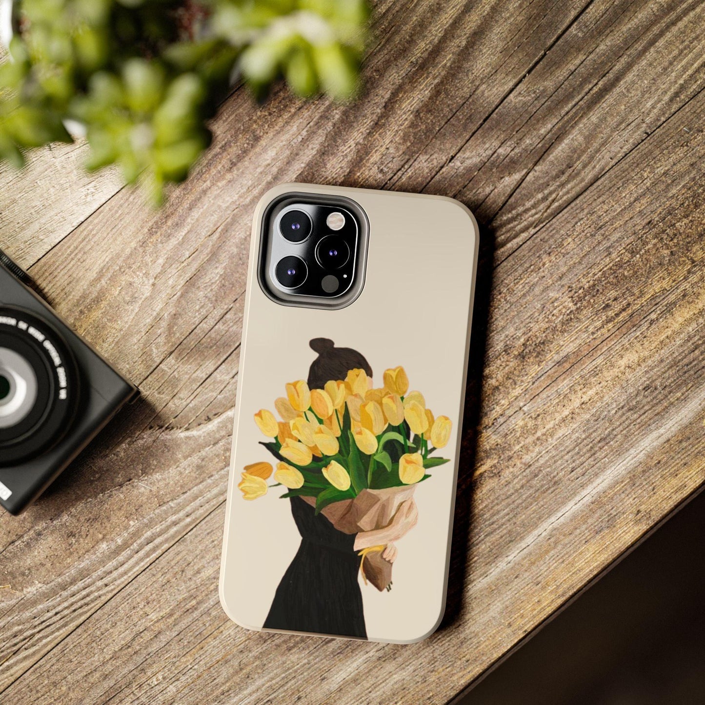 Golden Blooms: Femme Elegance Edition Tough Phone Cases