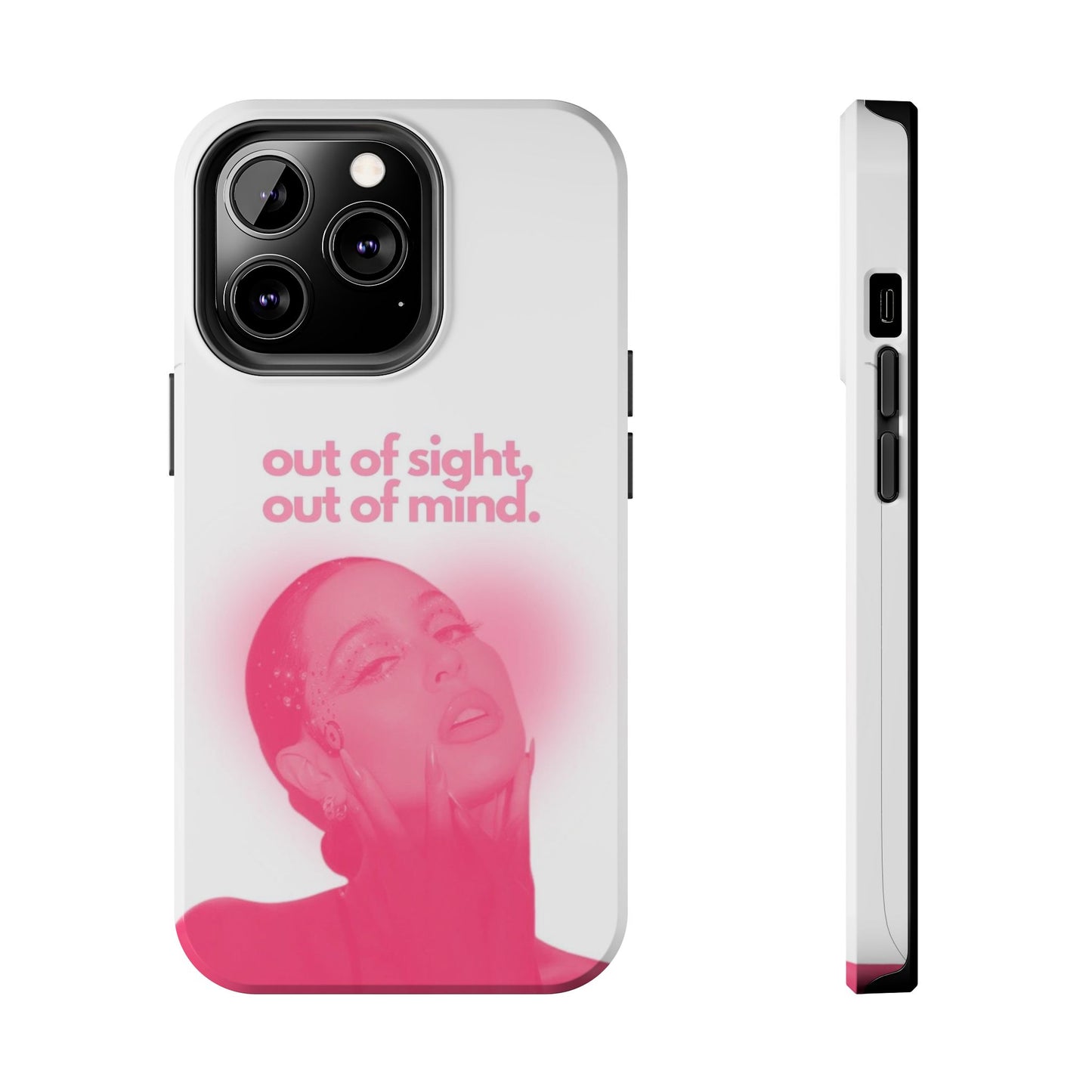 Heart Pink Aura Queen iPhone Cases