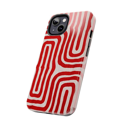 Scarlet Labyrinth Tough iPhone Cases