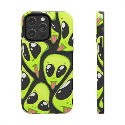 Alien Frenzy Tough iPhone Cases