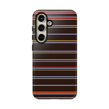 Chocolate Citylines Striped Phone Case