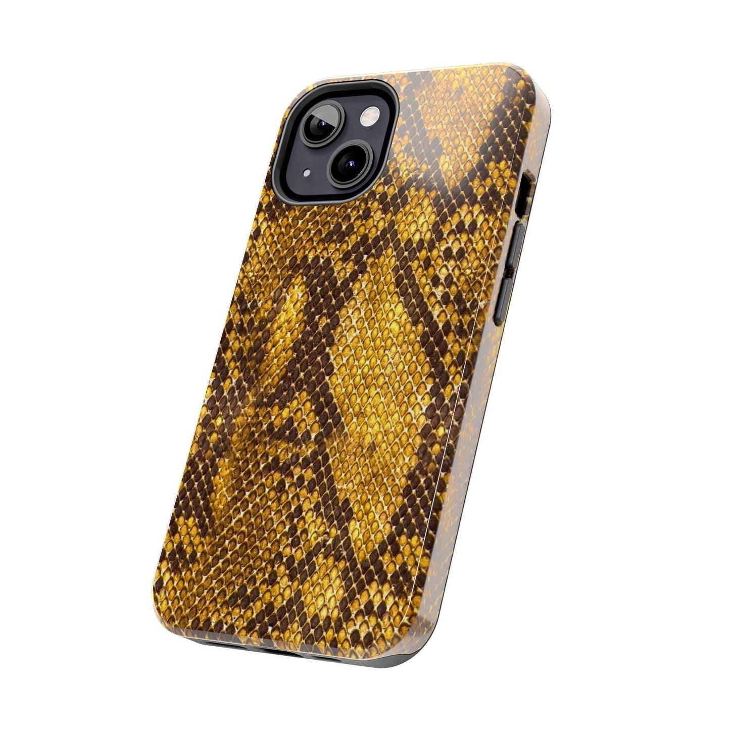 Golden Viper Scales Tough iPhone Cases