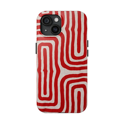 Scarlet Labyrinth Tough iPhone Cases