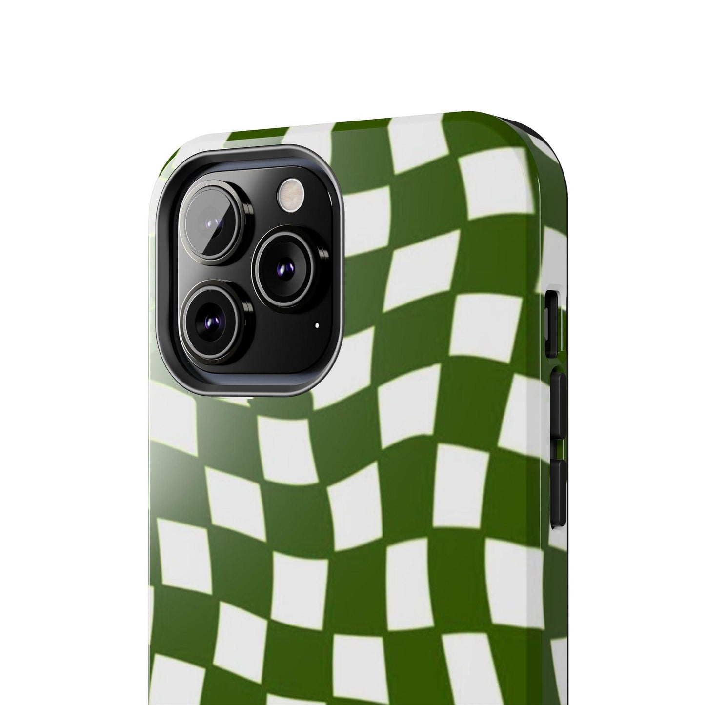 Green Checkmates Tough iPhone Cases