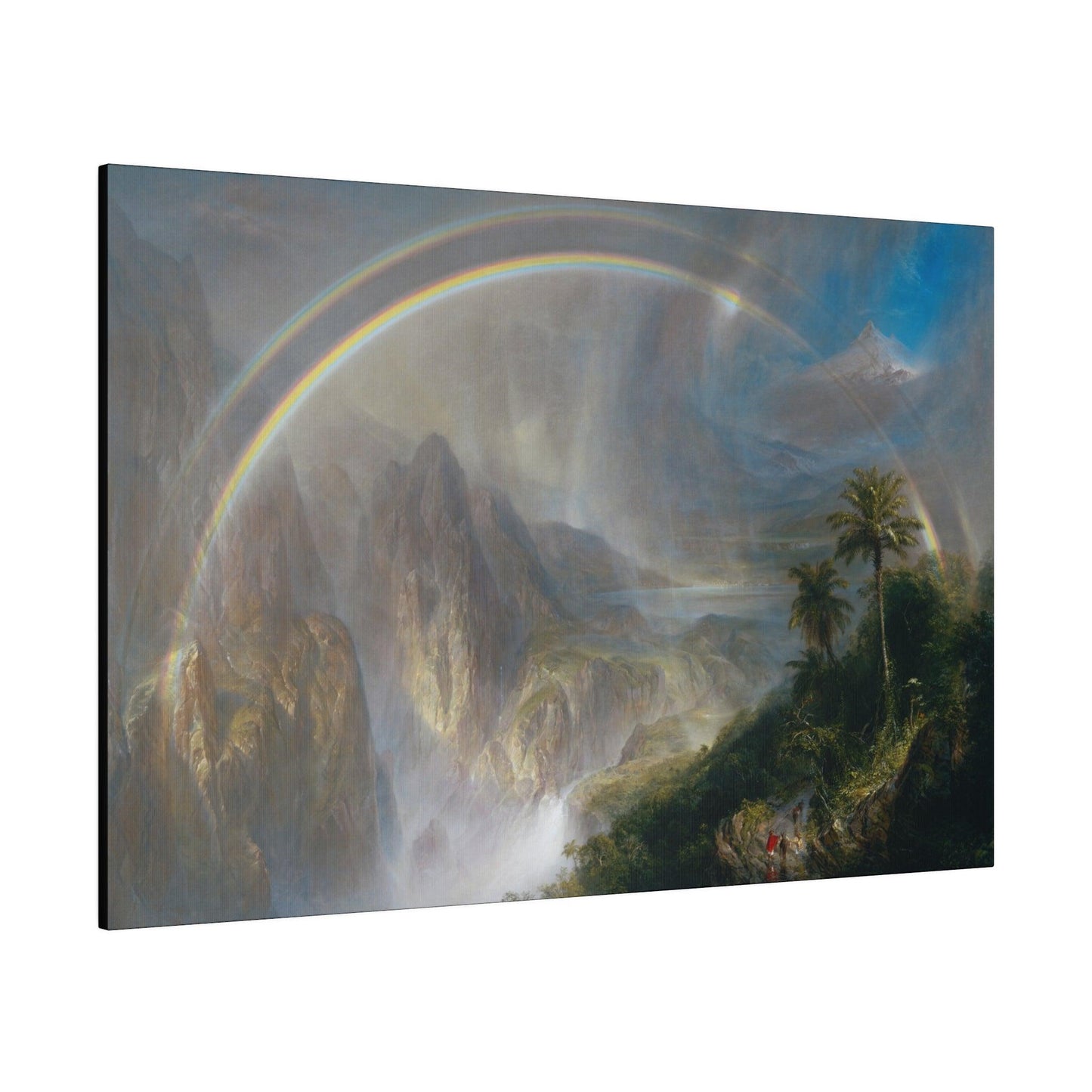 Frederic Edwin Church - Rainy Season in the Tropics  on a Matte Canvas, Stretched, 0.75"