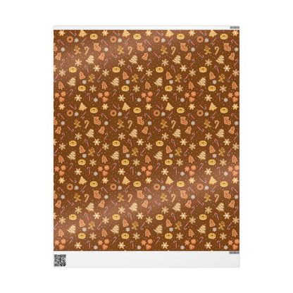 The Cookie Wonderland Brown Wrapping Paper Roll