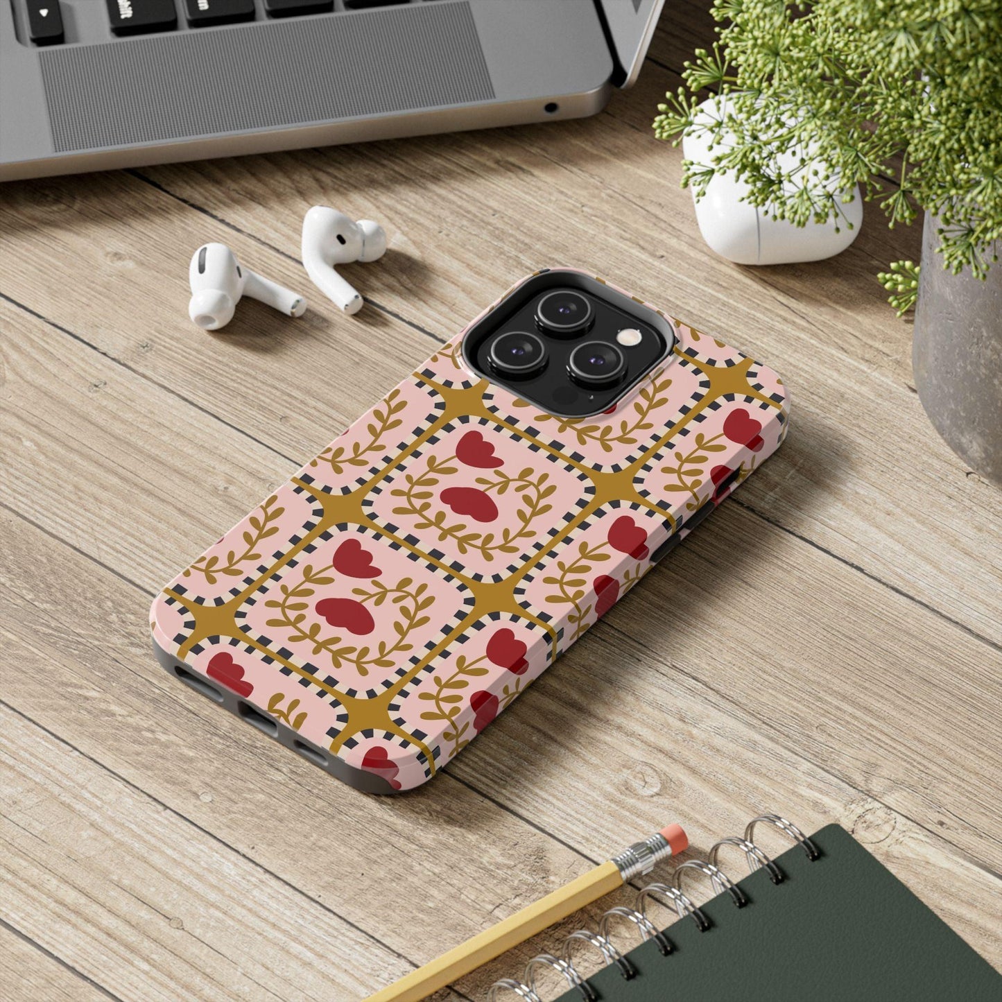 Floral Quirkiness Designer Tough iPhone Cases