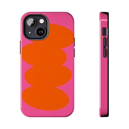 Pink Tangerine Blush Tough iPhone Cases