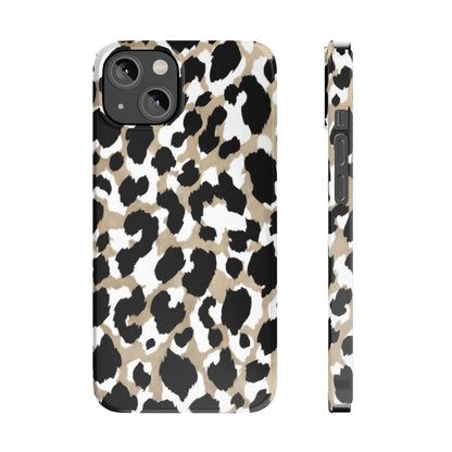 Savanna Noir Spots Slim iPhone Cases