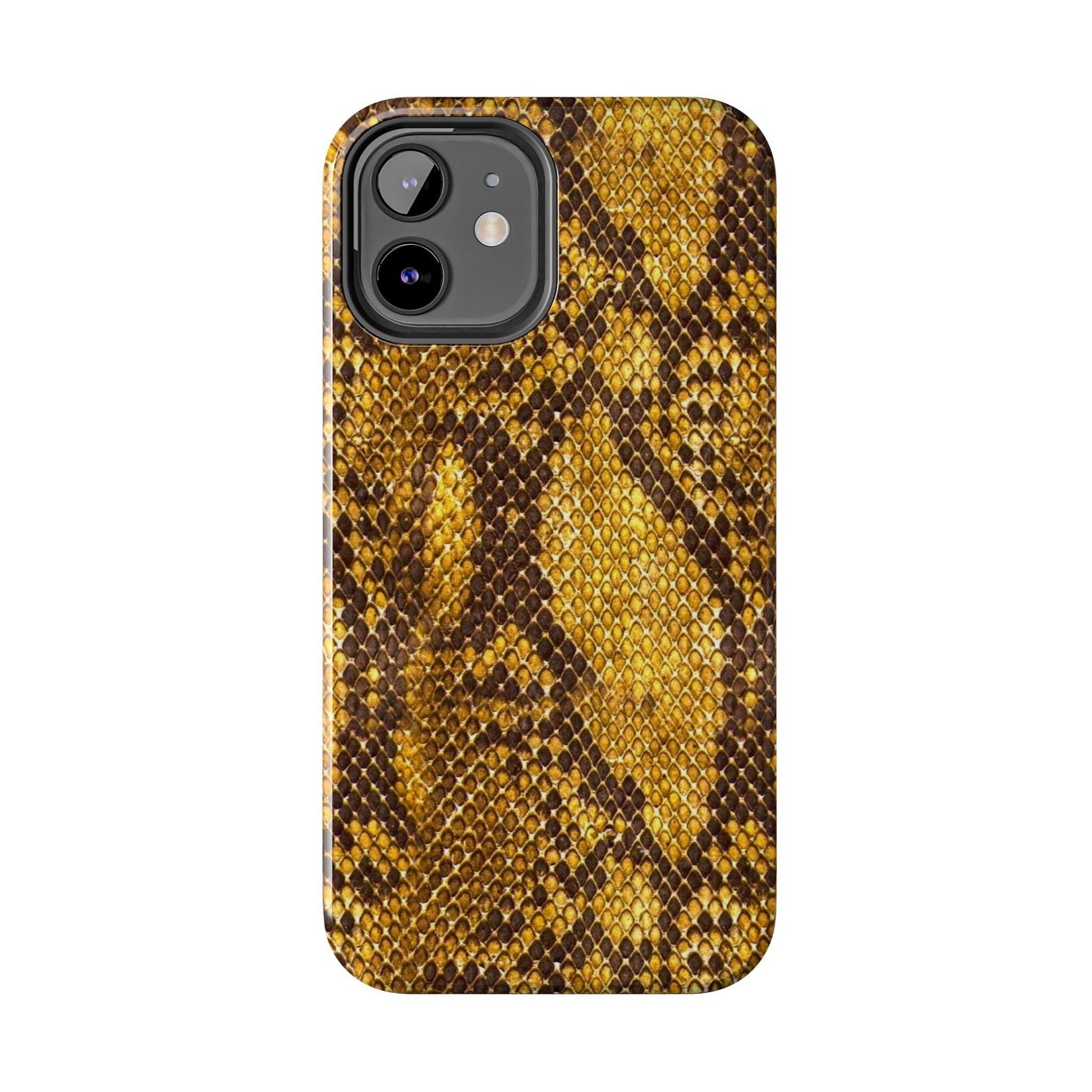 Golden Viper Scales Tough iPhone Cases