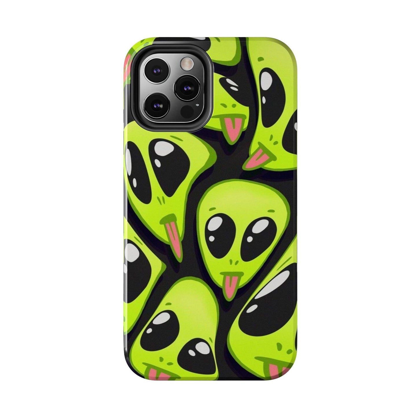 Alien Frenzy Tough iPhone Cases