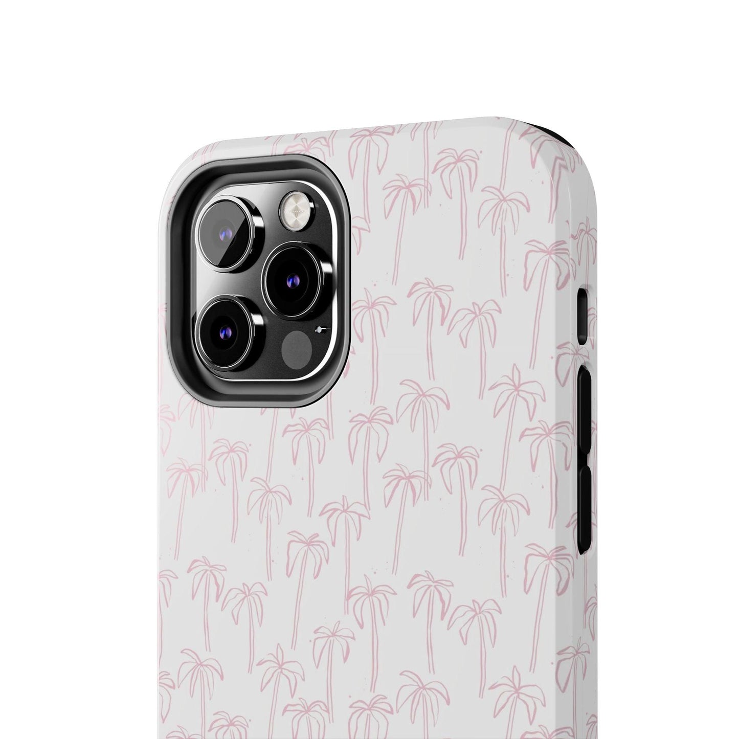 Pink Palm Trees iPhone Cases