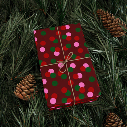 Holiday Confetti Wrapping Paper Roll