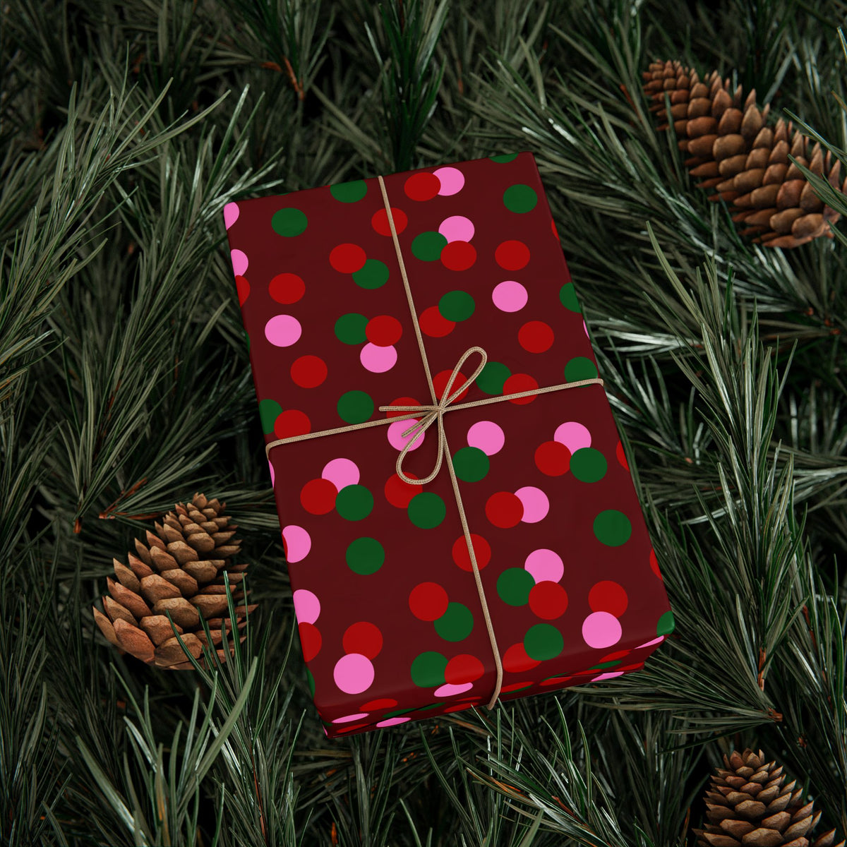 Holiday Confetti Wrapping Paper Roll