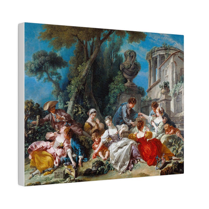 Francois Boucher's The Bird Catchers (1748) - Matte Canvas, Stretched, 0.75"