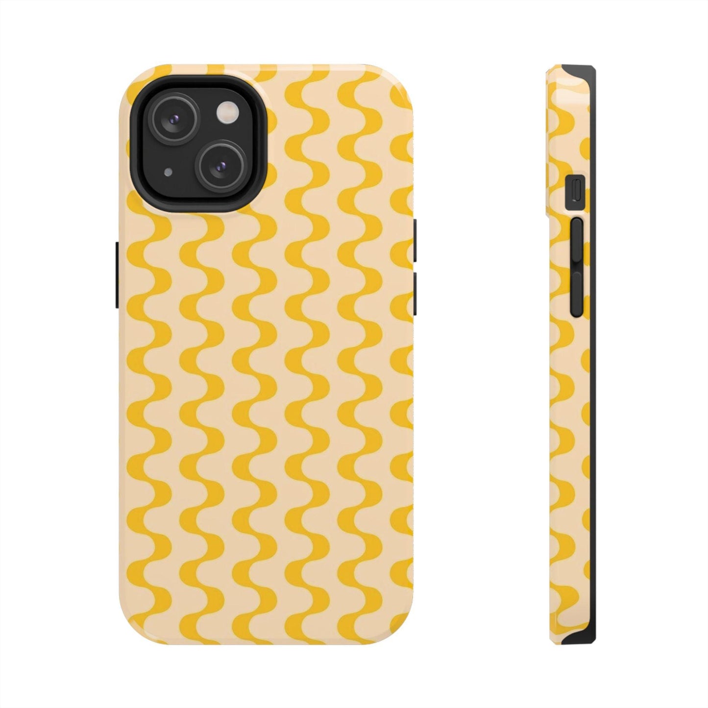 Yellow Dancing Dunes Tough iPhone Cases