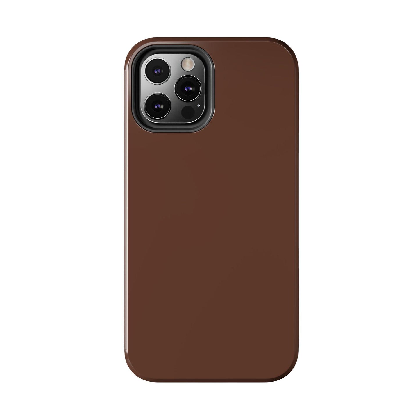 The Basics Coffee Brown iPhone Cases - The Basics Collection