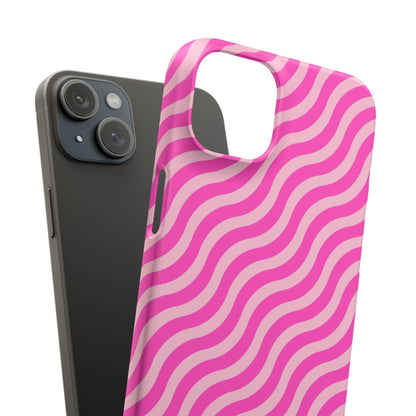 Waveicious Pink Snap iPhone Cases