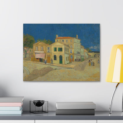 The Yellow House by Vincent Van Gogh - Canvas Gallery Wraps