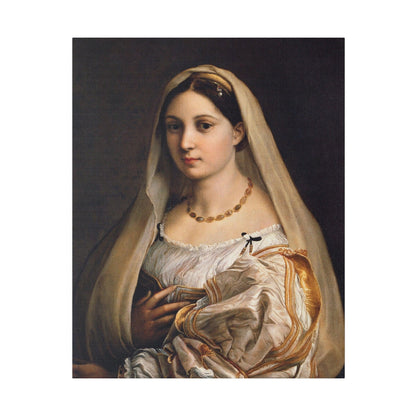 Raphael's Woman with a veil (La Donna Velata) (1516) - Matte Canvas, Stretched, 0.75"