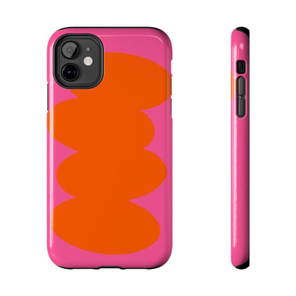 Pink Tangerine Blush Tough iPhone Cases