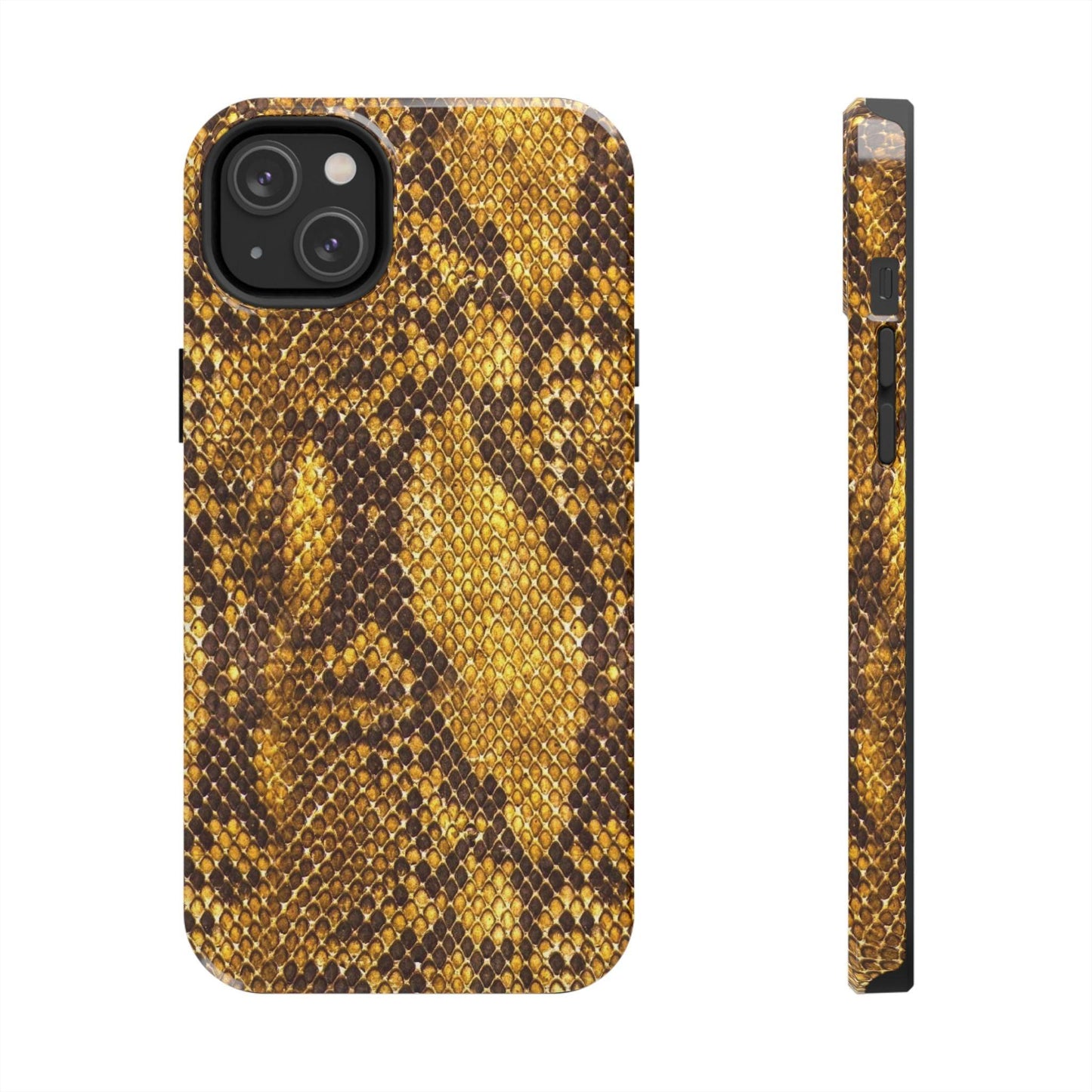 Golden Viper Scales Tough iPhone Cases