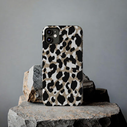 Savanna Noir Spots Slim iPhone Cases