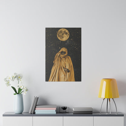 Enchanting The Moon - Matte Canvas, Stretched, 0.75"