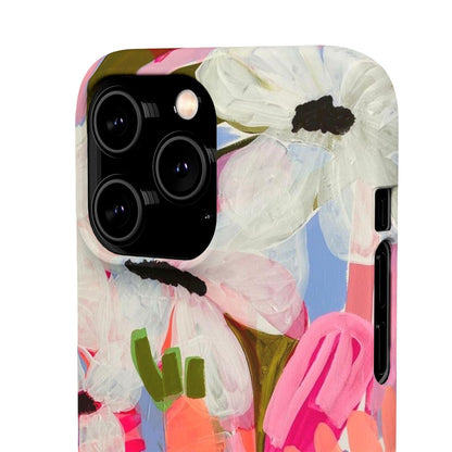 Blossoming Grace Floral Snap iPhone Cases