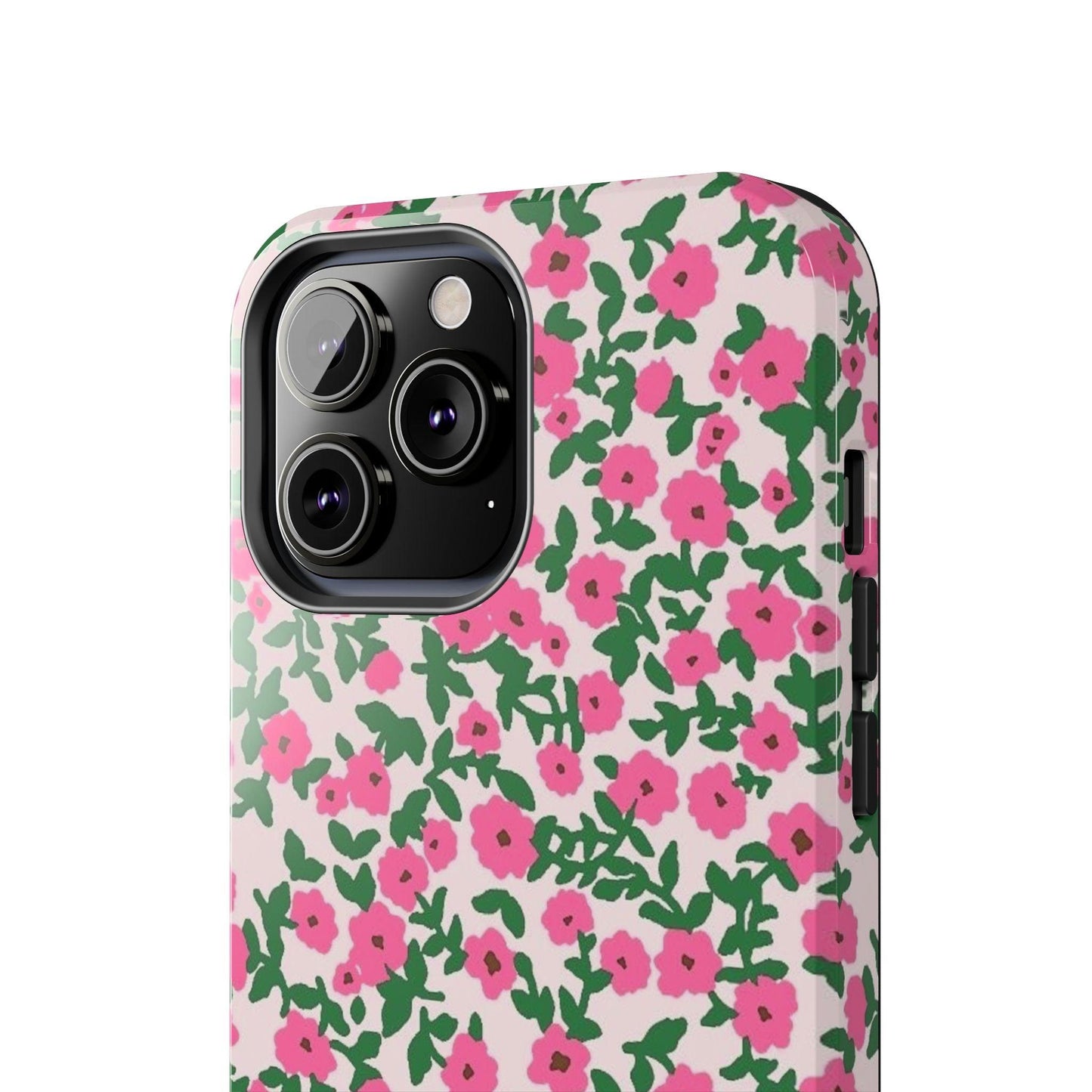 Spring Edition Pink Floral Tough iPhone Cases