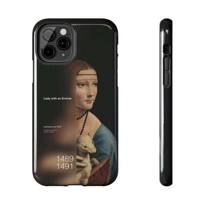 Da Vinci's Ermine Elegance Tough iPhone Cases