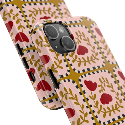 Floral Quirkiness Designer Tough iPhone Cases