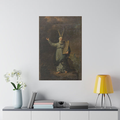 1803 Moses with the Tables of the Law by Pieter Gaal - Matte Canvas, Stretched, 0.75"