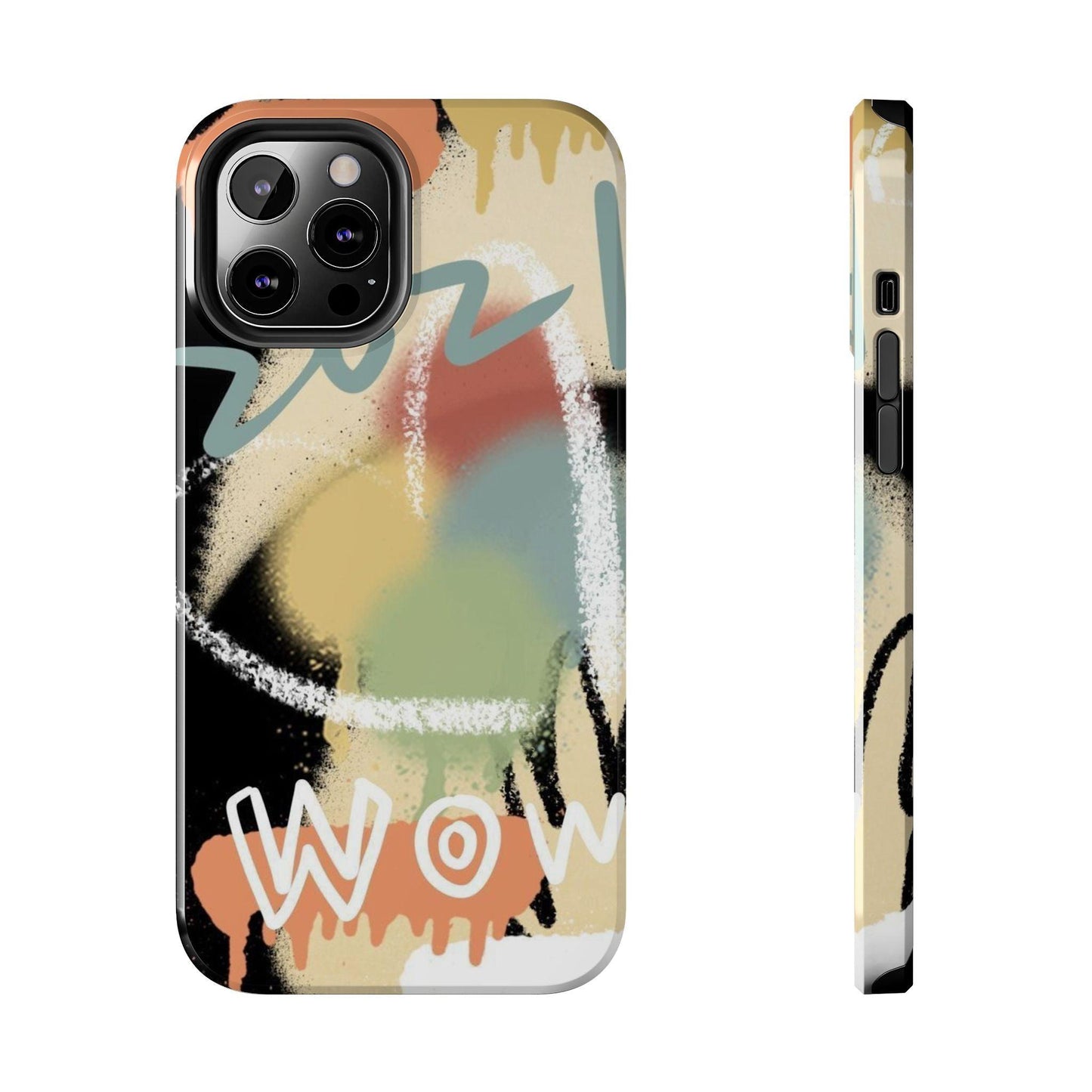 Abstract Splash: Wow Edition Tough iPhone Cases