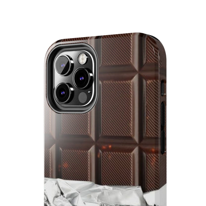 Chocolate with Silver Wrap iPhone Cases